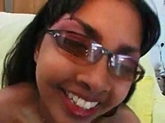 Indian babe geetha giving blowjob in porn audition session