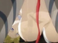 Hentai anime virgin maid hardcore spanking