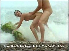 Lorna - beach girl feels cock slide